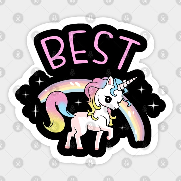 Best Friends Matching Designs Sticker by KsuAnn